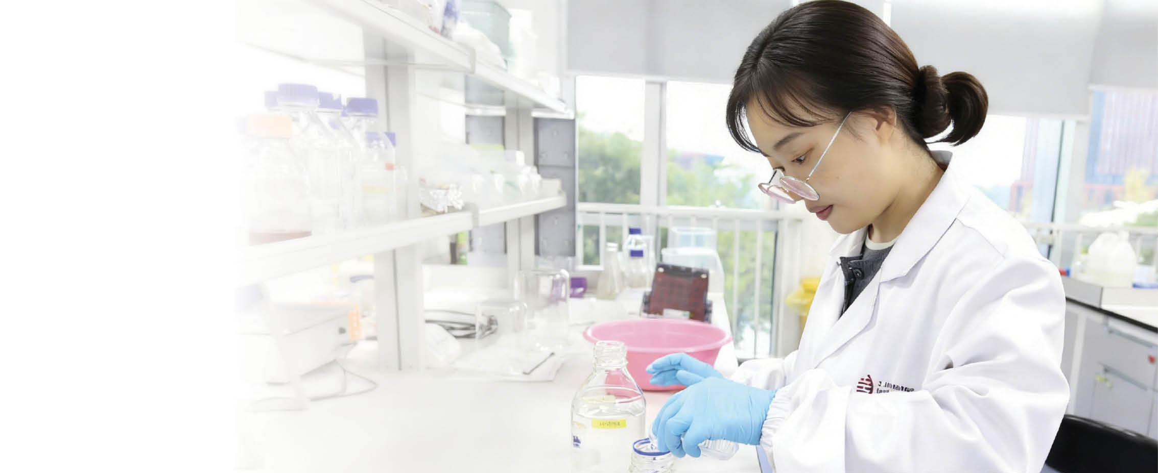 woman in laboratory